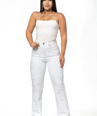 Cargo Jeans White