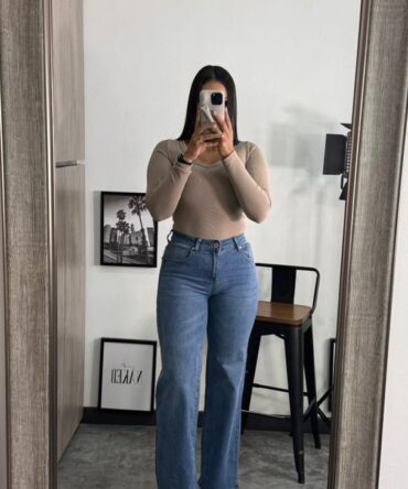 Wide Leg Mid + Bigotes