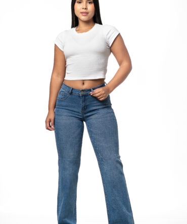 Wide Leg Mid + Bigotes