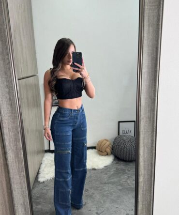 Cargo Bolsillos Con Cierres