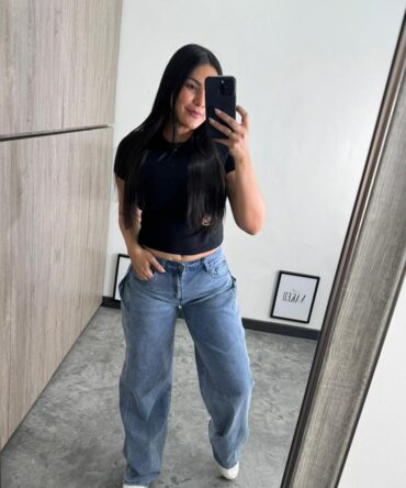 Wide Jeans Efecto Cadera "Bombacho"