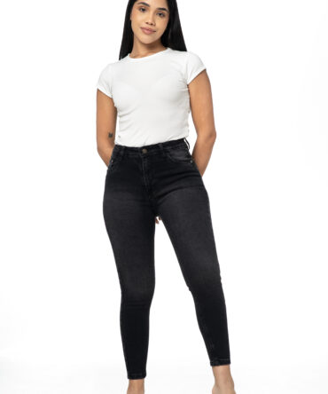 Skinny Jeans Gris