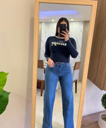 Wide Leg con abertura en bota